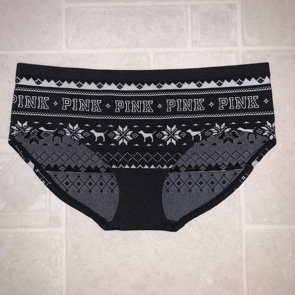 Victoria’s Secret Pink black panties